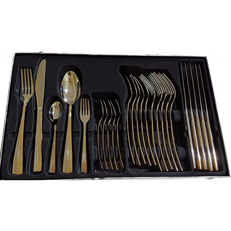 Silver/Gold Cutlery Set 30pcs Stainless Steel 18/10