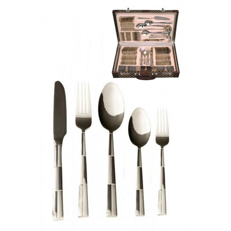 Cutlery Set 72-Piece Stainless Steel 18/10 Canteen