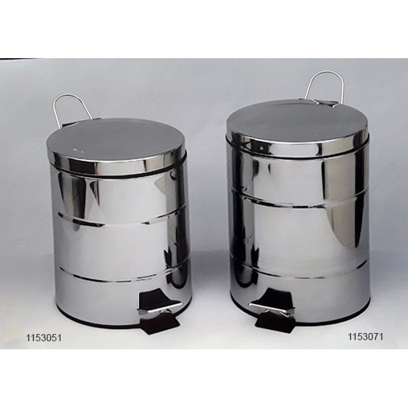 Pedal stainless bin