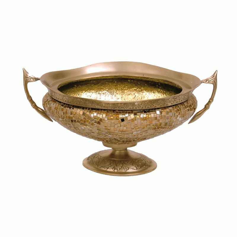 Γυάλινη Ψηφιδωτή Χρυσή Κου�...