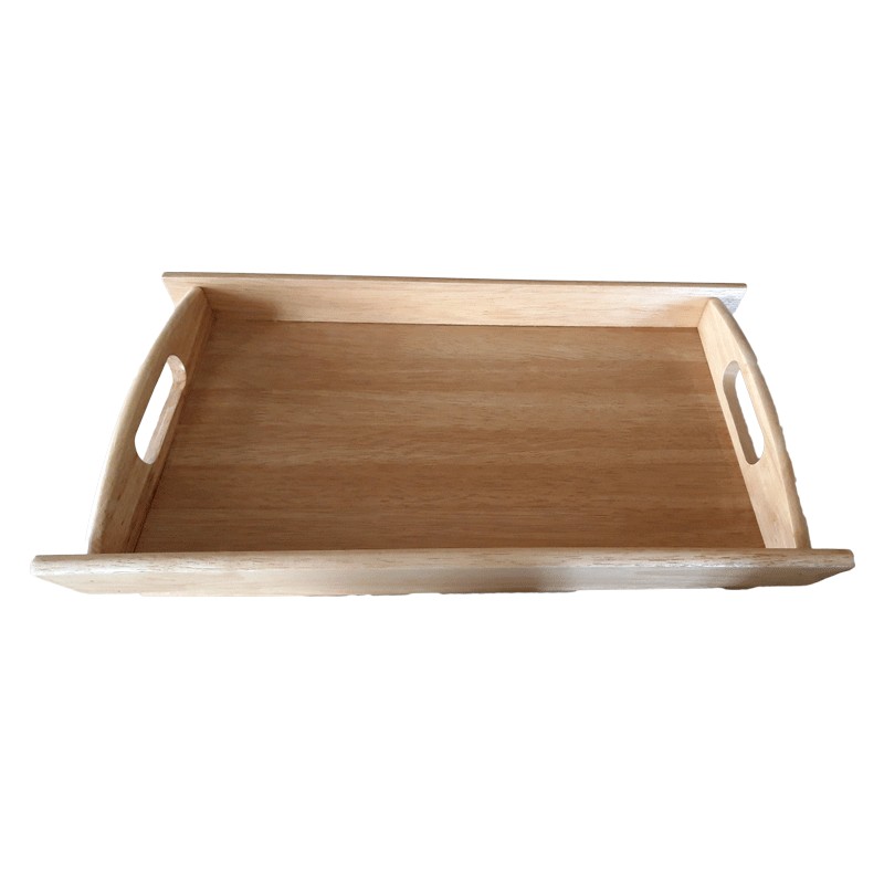 Lightweight Wooden Serving Tray With Folding Legs