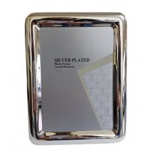 Silver Plated Photo Frame With Black Velvet Back 20x25cm