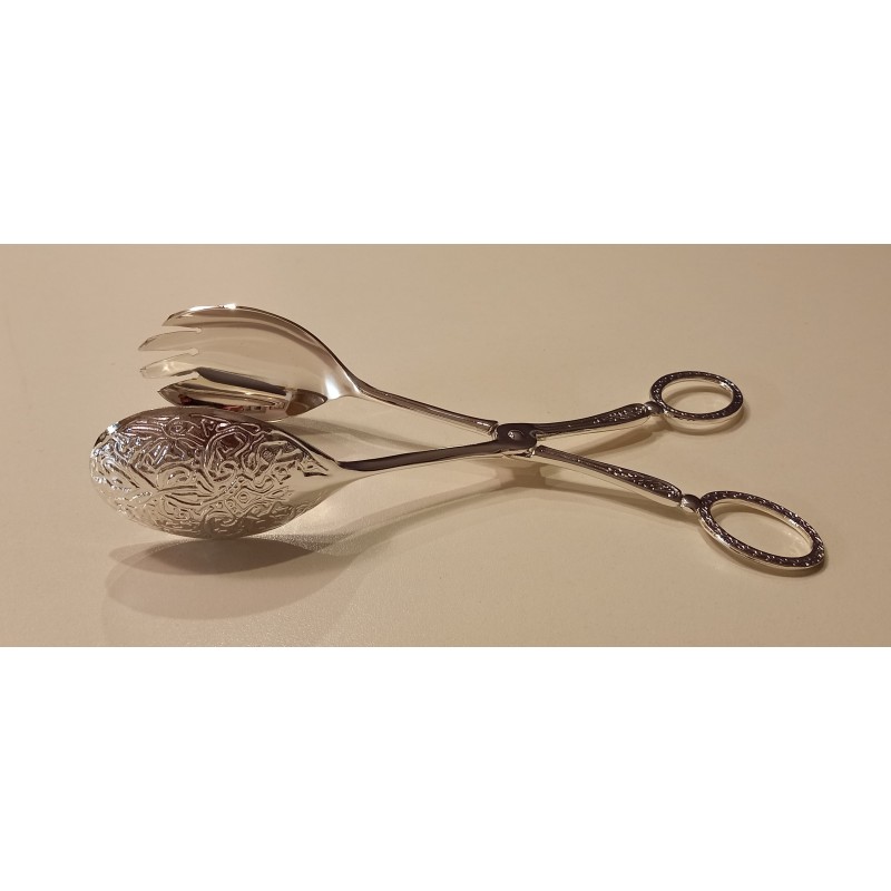 Silver Plated Salad Tong 23cm