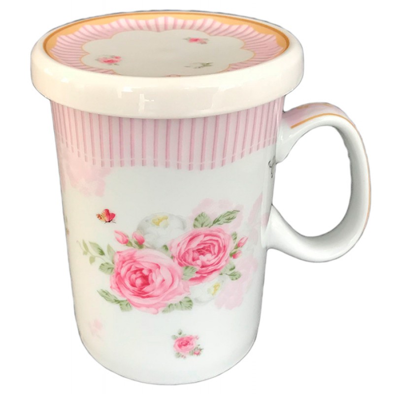  Πορσελάνινη Κούπα Με Καπάκ...