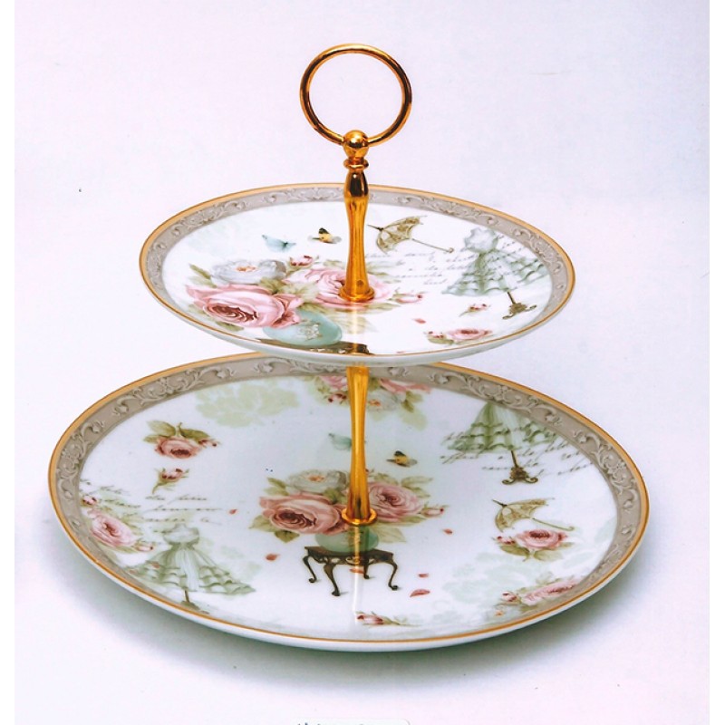 Πιατέλα-Τουρτιέρα Πορσελάν...