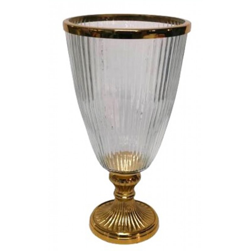 Διακοσμητικό Γυάλινο Βάζο &...