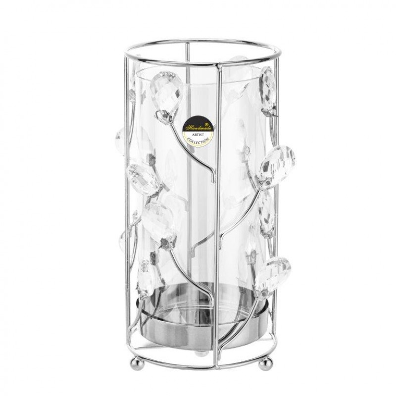 Κηροπήγιο Γυάλινο/ Μέταλλο ...