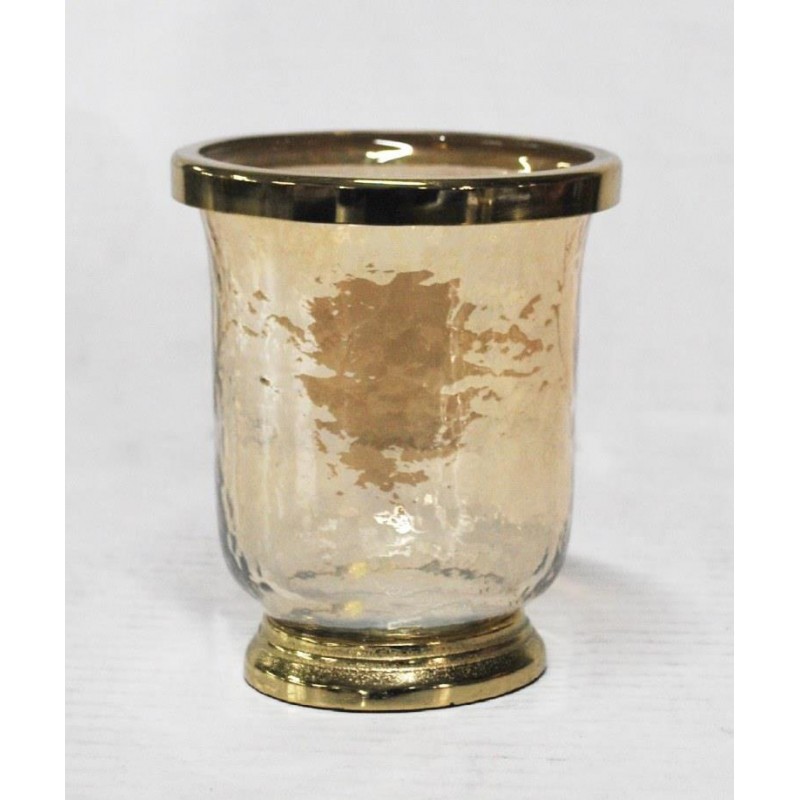 Γυάλινο Μελί Κηροπήγιο Με Μ...