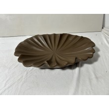 Διακοσμητικό Μπωλ Κεραμικό dark brown 36.5x25.5x7.5cm