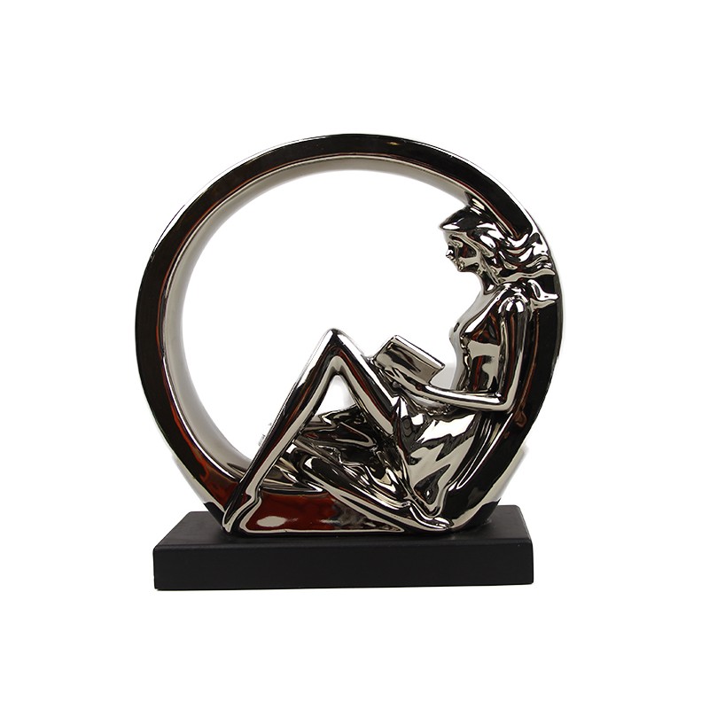 Χορεύτρια Ασημί Κεραμική Δ�...