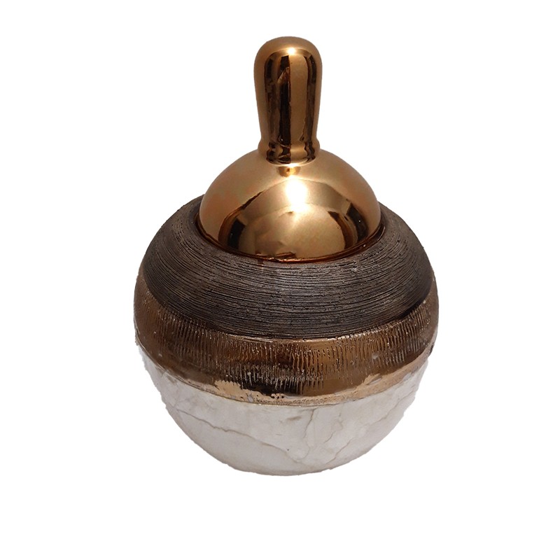 Φοντανιέρα Κεραμική Χρυσό-�...