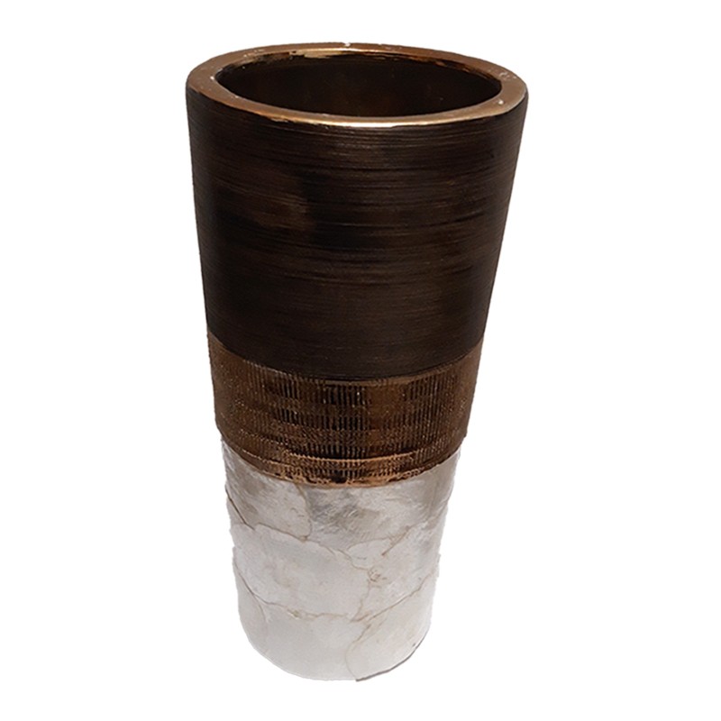 Κεραμικό Σωλήνας Βάζο Χρυσ�...