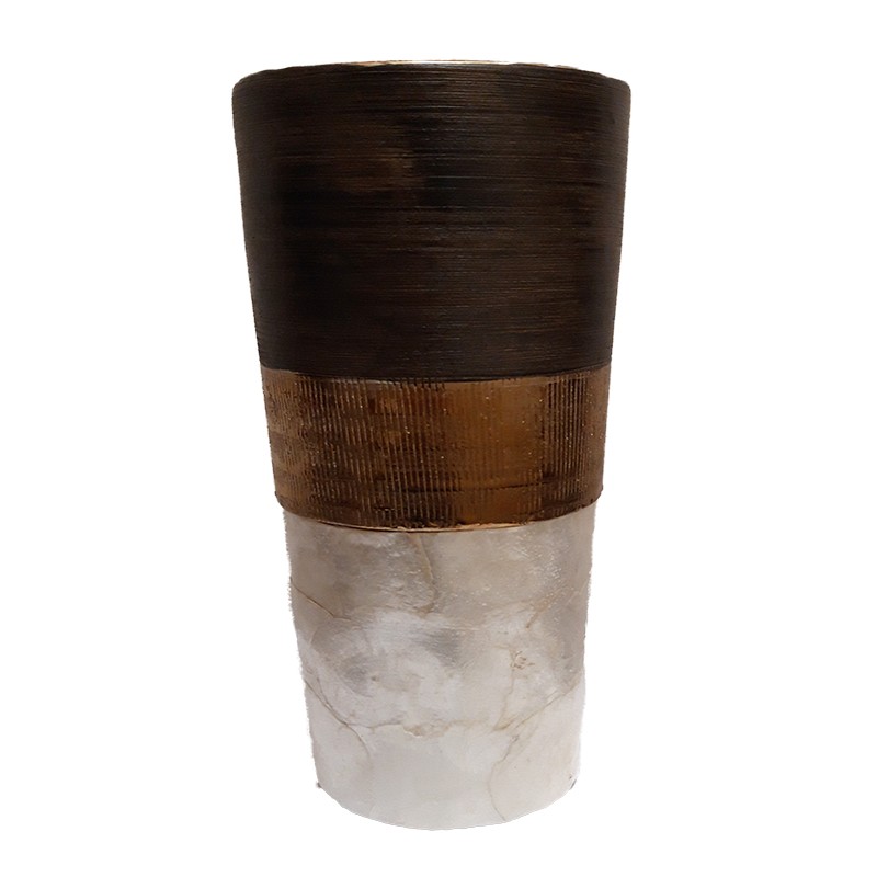 Κεραμικό Σωλήνας Βάζο Χρυσ�...