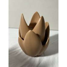 Κεραμικό Διακοσμητικό Peach Νούφαρο 13x13x19.5cm