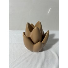 Κεραμικό Διακοσμητικό Peach Νούφαρο 11x11x14.5cm