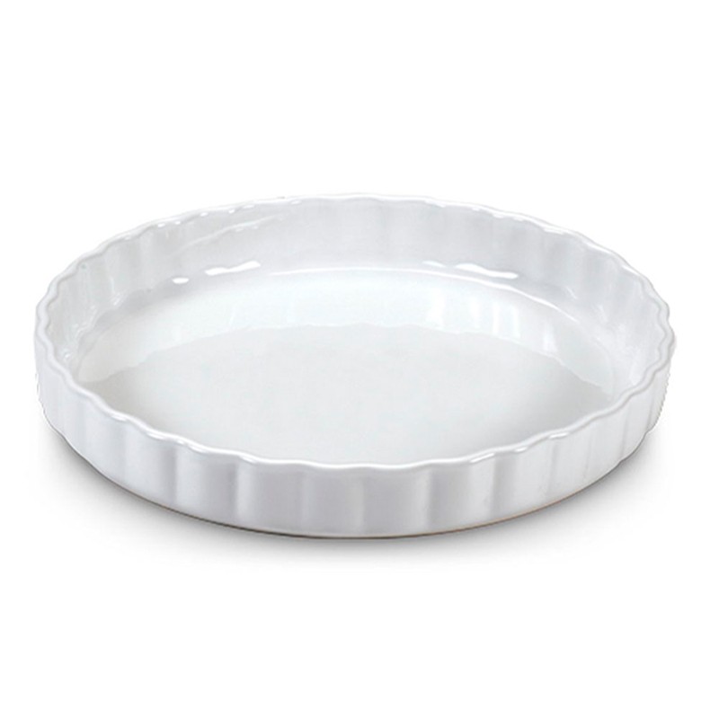 White Pyrex Porcelain Bakeware Pie Plate