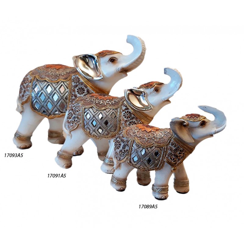 Ελέφαντας polyresin Σαμπανί/Χρυ...