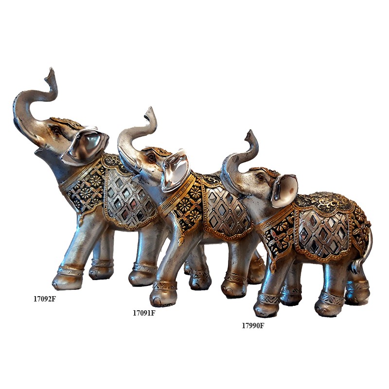 Ελέφαντας polyresin ασημένιος μ...