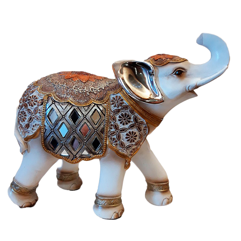 Ελέφαντας polyresin Σαμπανί/Χρυ...