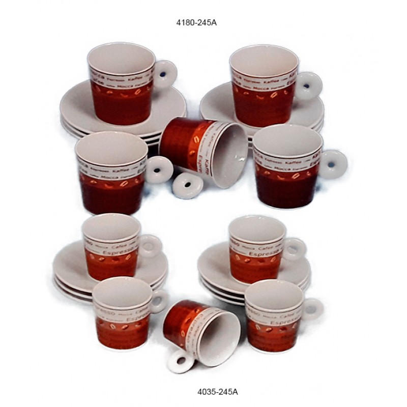 Φλυτζάνια Καφέ Πορσελάνης 6...